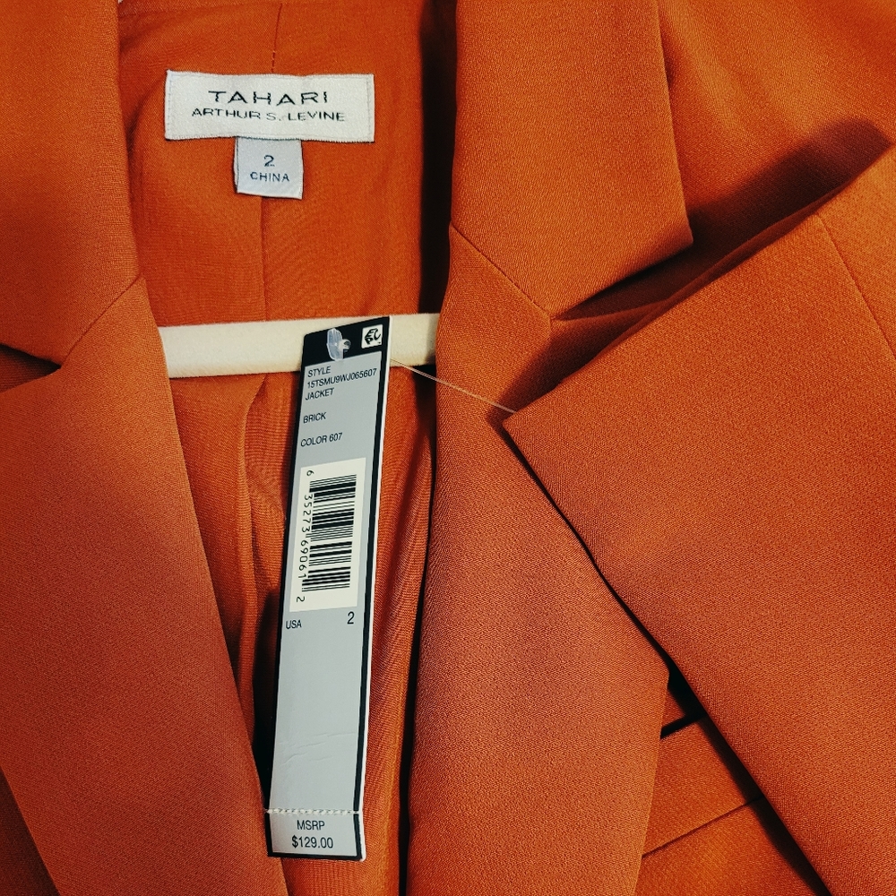 Orange Tahari Blazer